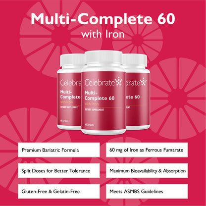 Multi-Complete 60 Bariatric Multivitamin with Iron