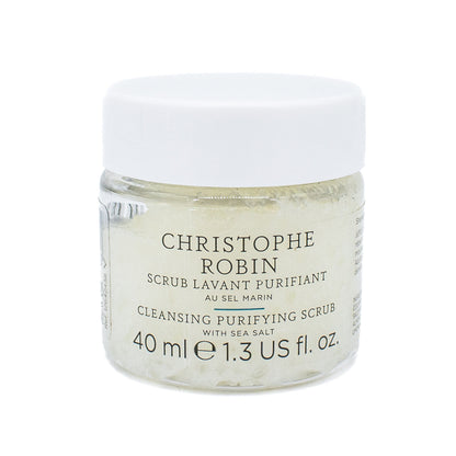 Christophe Robin Cleansing Purifying Scrub with Sea Salt 1.3oz - New