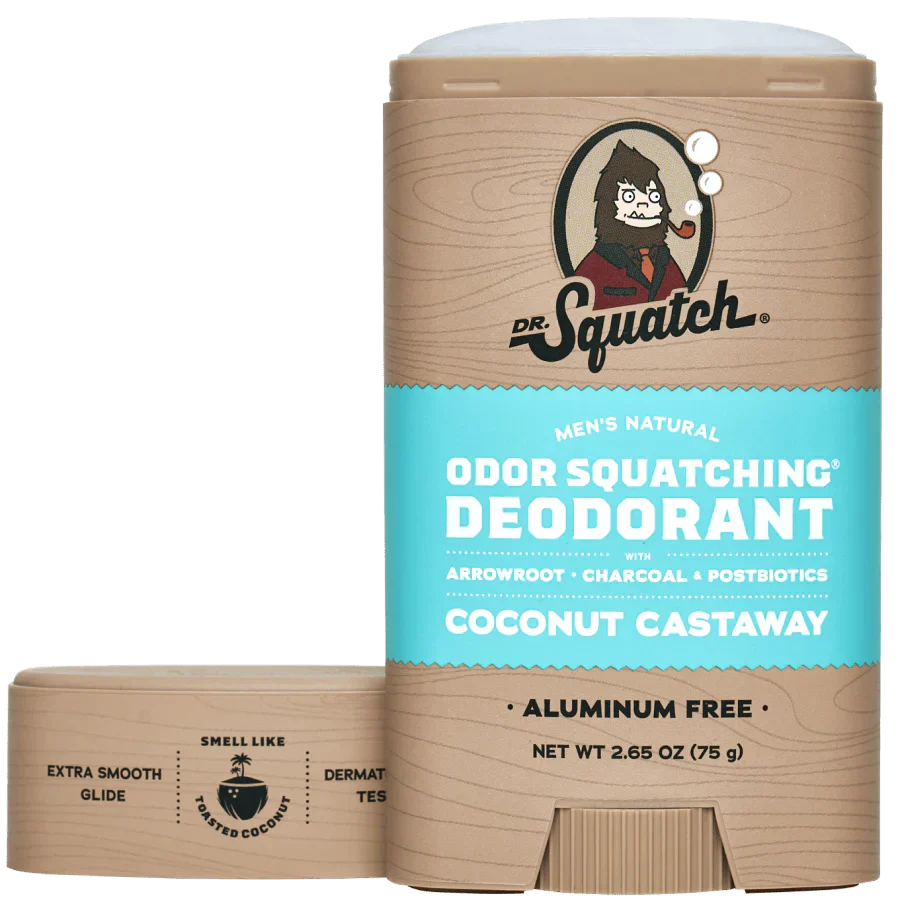DR. SQUATCH Coconut Castaway Natural Deodorant