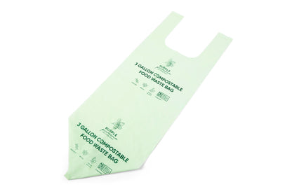 Compostable Kitchen Garbage Bags – 13 Gallon & 3 Gallon Sizes. Durable & Leak Proof