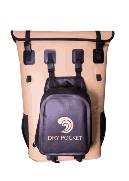 The Bellavia - Auto-Sealing, Waterproof, Floating, Scent Proof Backpack Cooler / Dry Bag Combo