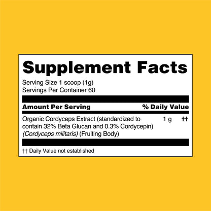 Cordyceps Mushroom Extract Powder