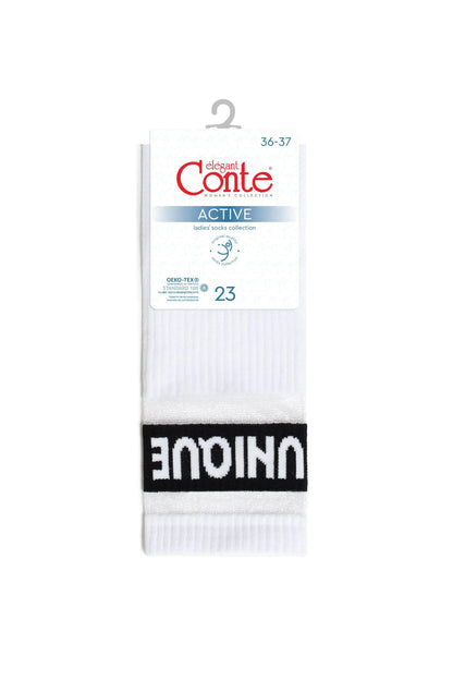 Conte Cotton Long Socks Active 156 - "Unique"