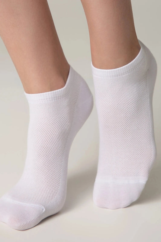 Cotton Ankle Socks Conte Active - Mesh Pattern 484