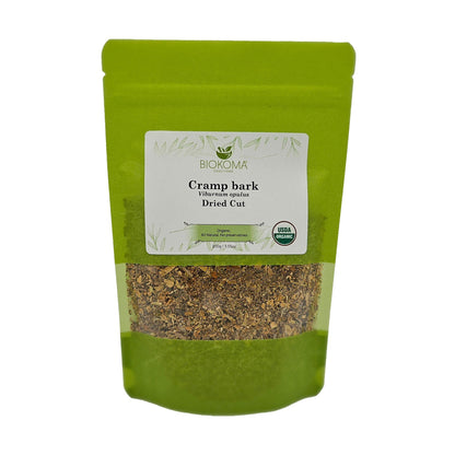 Cramp Bark (Viburnum opulus) Organic Dried Cut 100g 3.55 oz