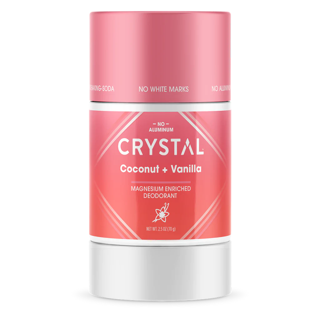Crystal Deodorant Stick, Magnesium Coconut Vanilla, 2.5 Oz
