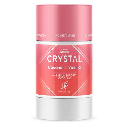 Crystal Deodorant Stick, Magnesium Coconut Vanilla, 2.5 Oz