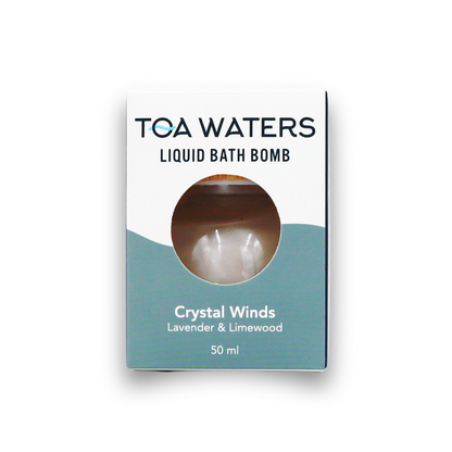 Crystal Winds Liquid Bath Bomb - Lavender and Limewood