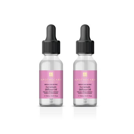Dr Botanicals Renew & Revive Geranium Diffuser Oil 15ml Twin Value Savings Pack