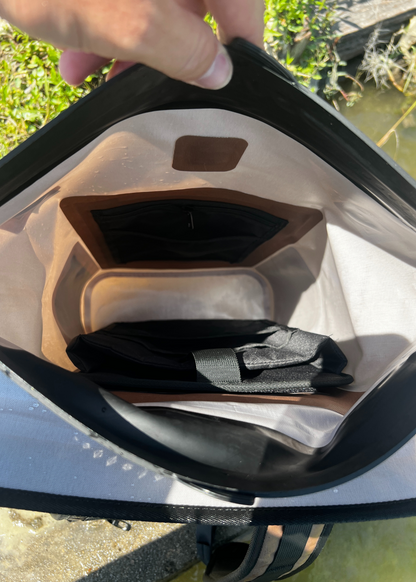 Coyote Brown - 25-Liter, Auto-Sealing, Waterproof, Floating, Scent Proof Dry Bag