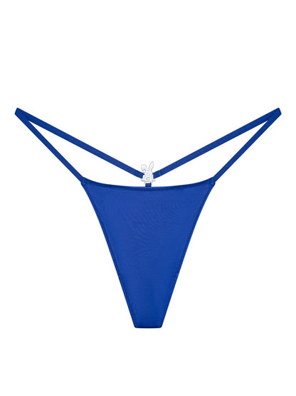ICED OUT G-STRING IN ROYAL BLUE