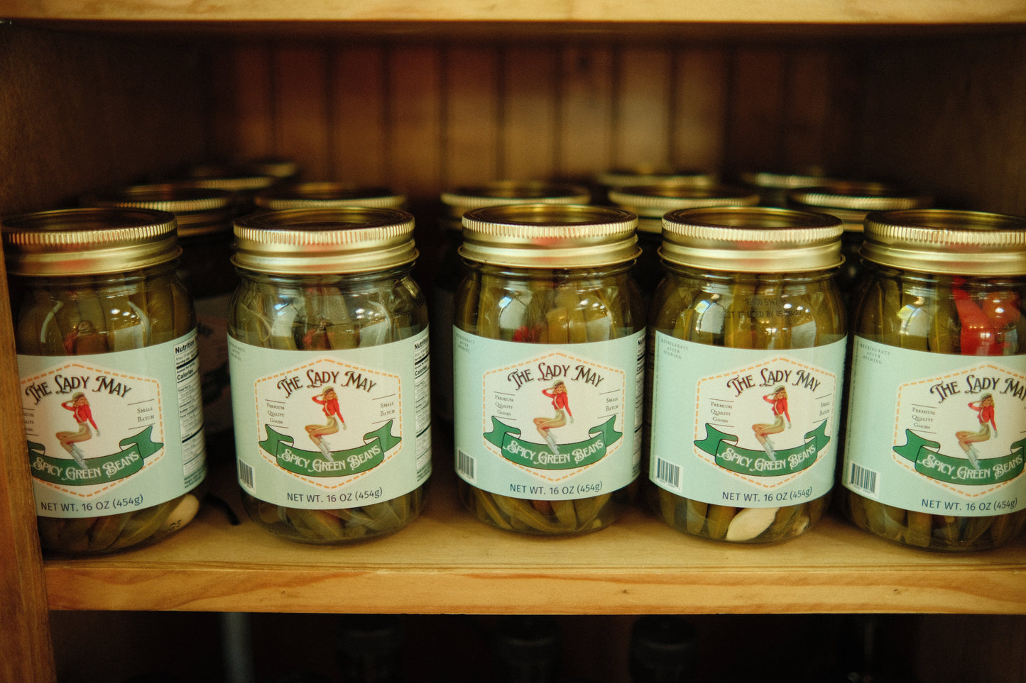 Spicy Pickled Snap Beans