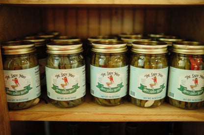 Spicy Pickled Snap Beans