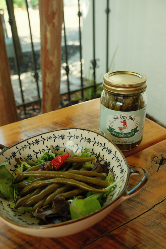 Spicy Pickled Snap Beans