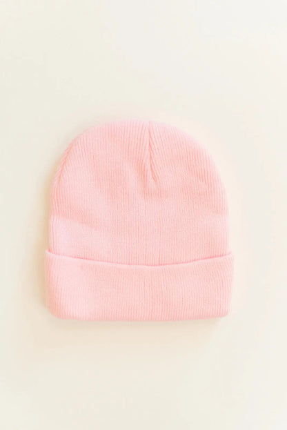 Knit Baby Beanie Hat for Fall and Winter - Newborn to 24 months