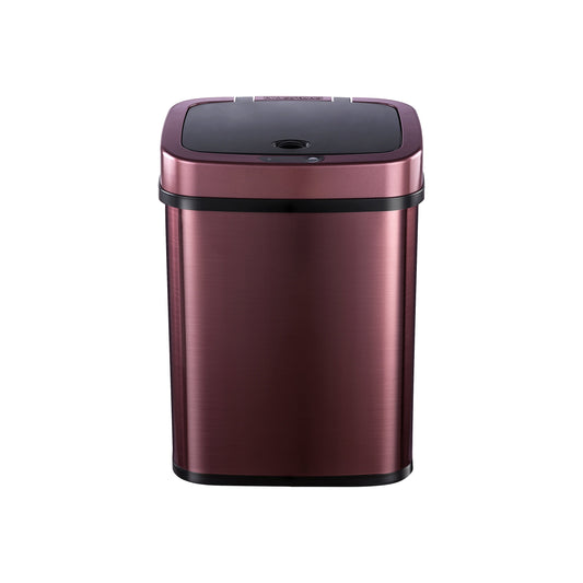 Rectangular Motion Sensor Trash Can 3.2 Gallon Stainless Steel | DZT-12-5