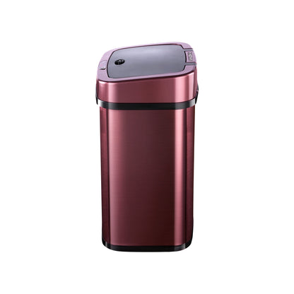 Rectangular Motion Sensor Trash Can 3.2 Gallon Stainless Steel | DZT-12-5