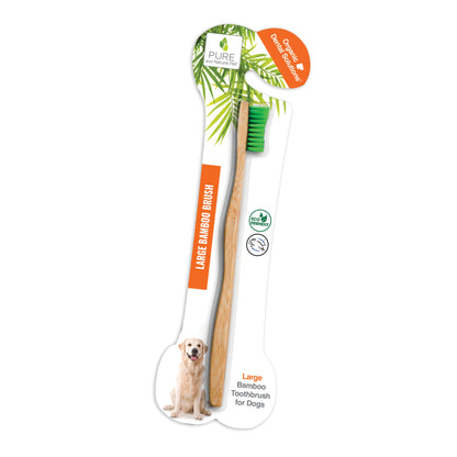 Bamboo Toothbrush for Large Dogs - Organic Dental Solutions®