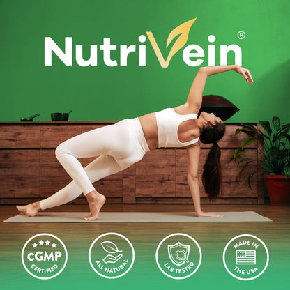 Nutrivein Premium Citrus Bergamot Supplement 1400mg 25:1 Bergamia Extract - 60 Day Supply - 120 Capsules