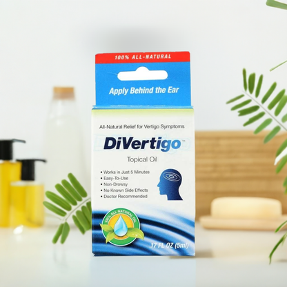 DiVertigo - Essential Topical Oil Blend for Vertigo & Dizziness Relief (0.17 fl oz)