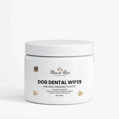 The Max & Rex Collection Dog Dental Wipes