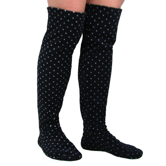 Over The Knee Fleece Socks - Domino