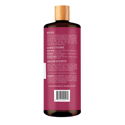 Rose Castile Body Wash (All American)