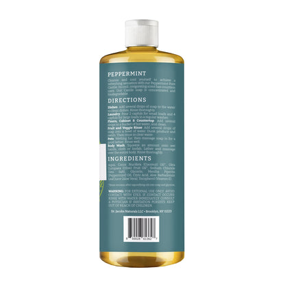 Peppermint All in 1 Castile Soap - Thin Formula