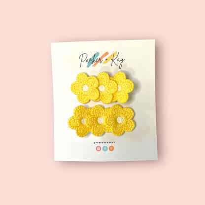 Sunny Blooms Hair Clips