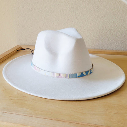 **Pastel Navajo Embossed Leather Hat Band Only 950o