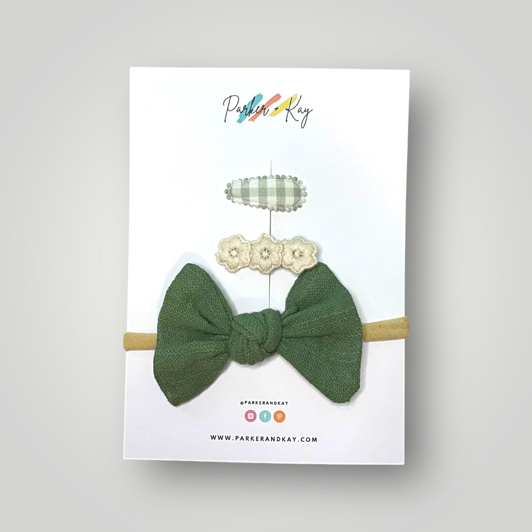 Ruffled Gingham Variety Set