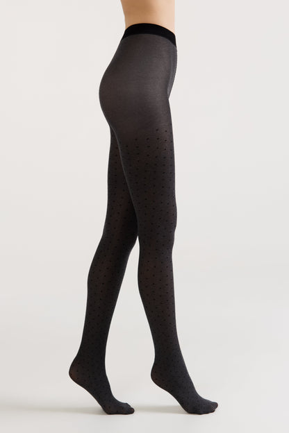 Fantasy Tights Conte Effect - Melange Triangle
