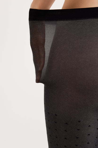 Fantasy Tights Conte Effect - Melange Triangle