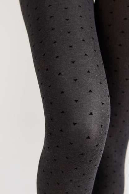 Fantasy Tights Conte Effect - Melange Triangle
