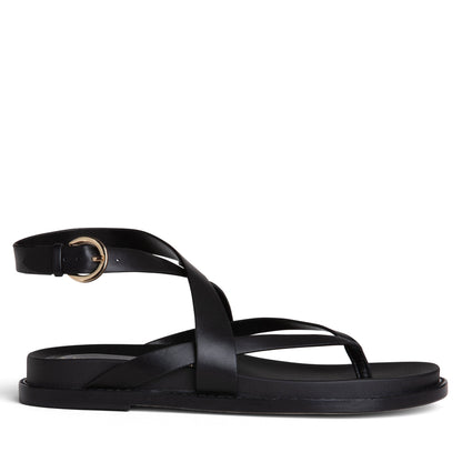 Elise Flat Leather Sandal
