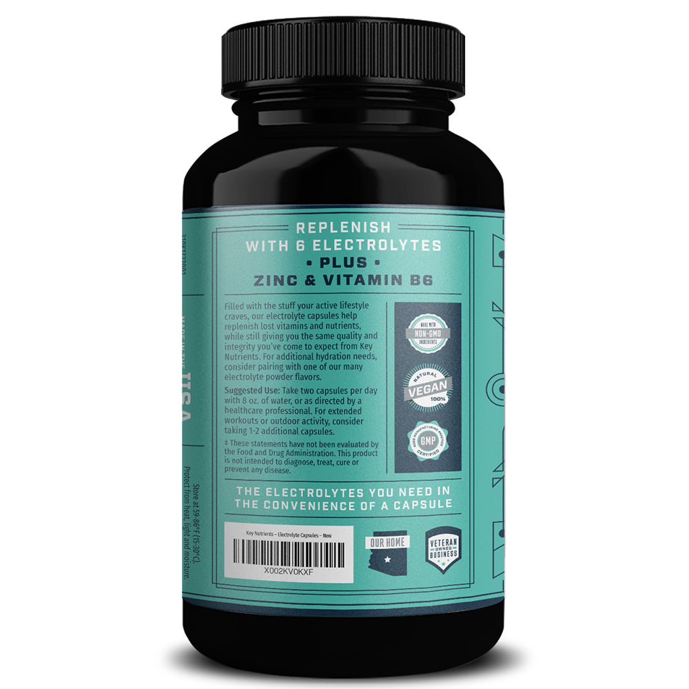 Electrolyte Hydration Pills (capsule form)