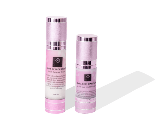 Organic Under Eye Youth Corrector and Neck Renewal Cream Duo - For Women