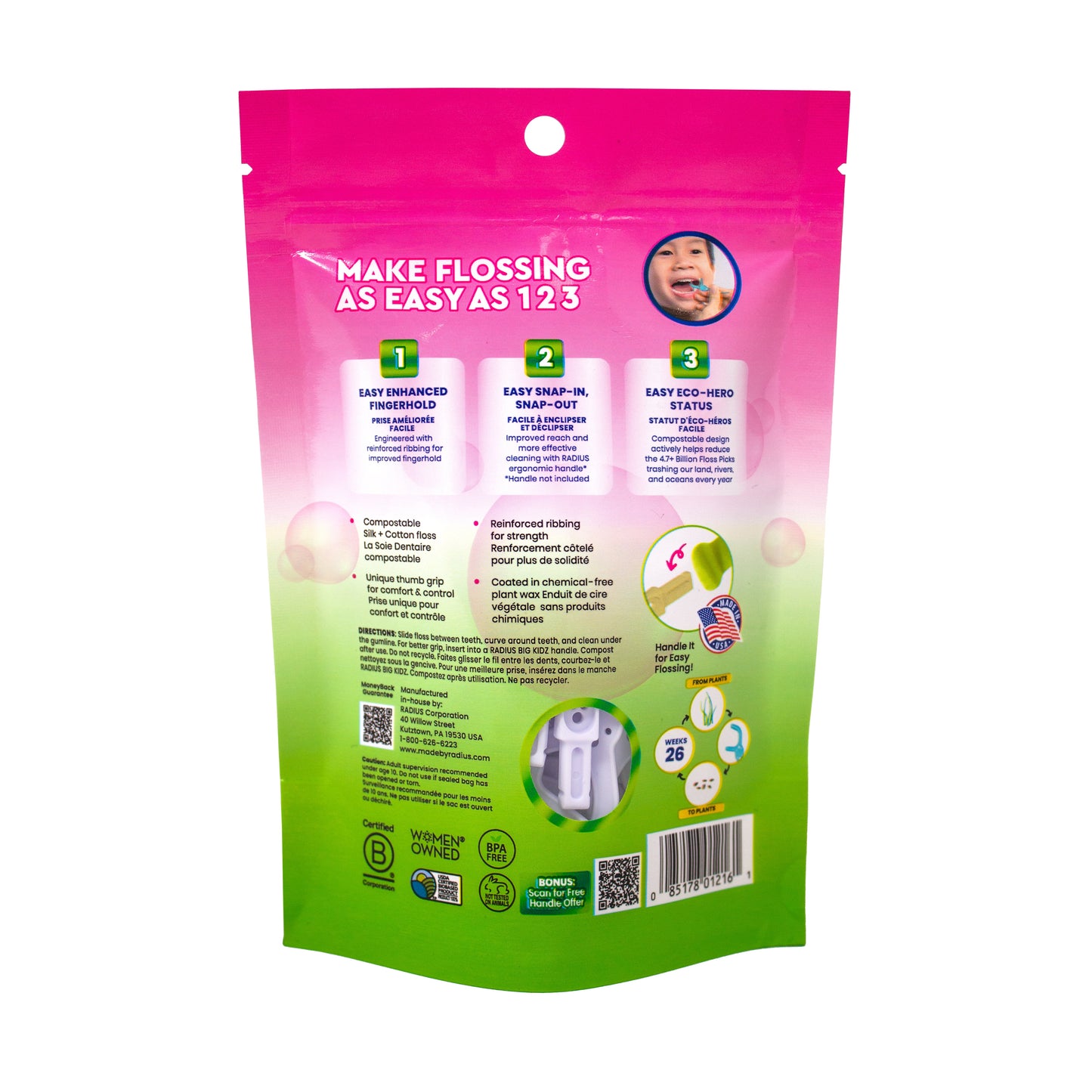 EcoFlex™  Starter Kit: Handle + 14 Count Picks