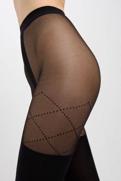 Fantasy Tights Conte Fabia - Stockings Imitation and Lacing