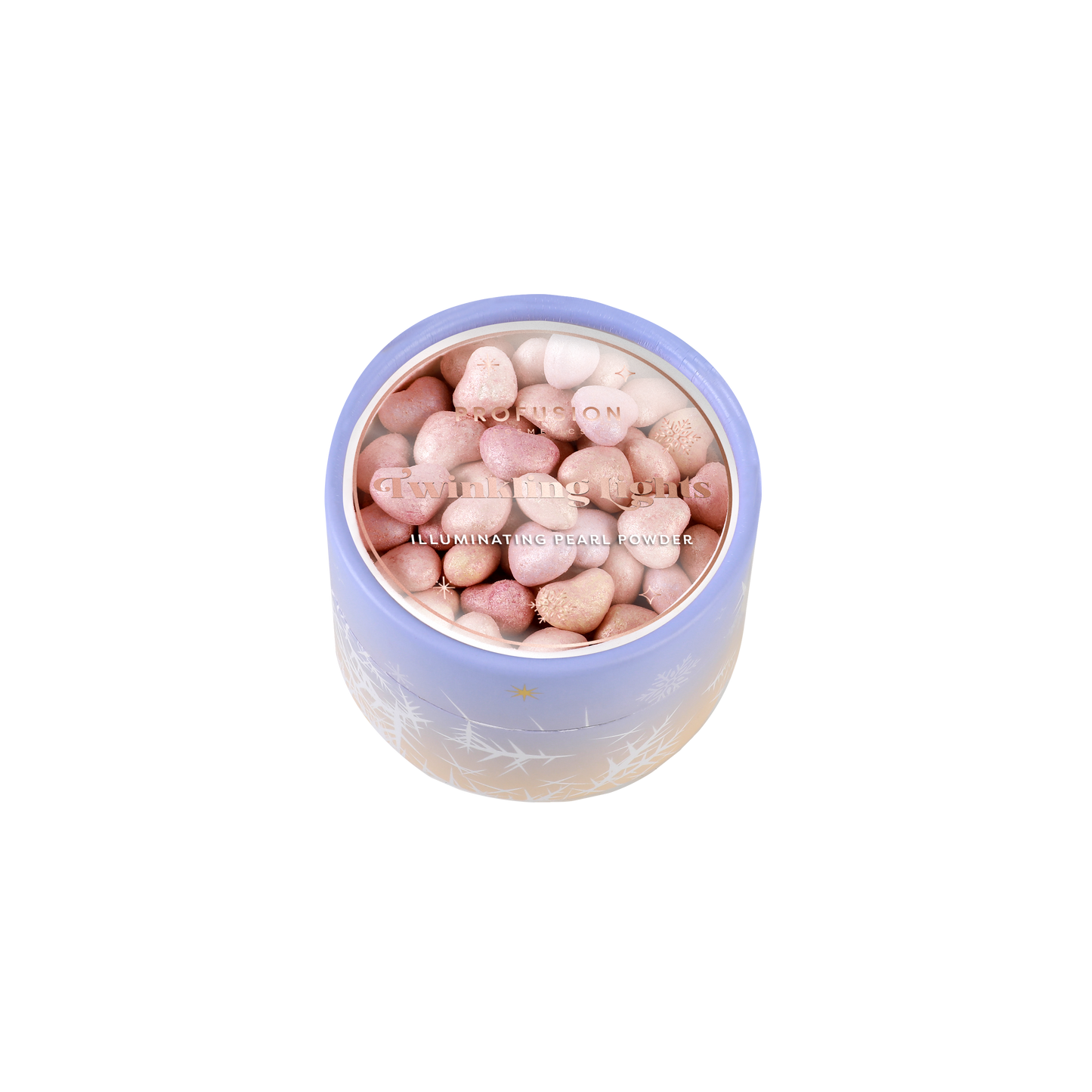 Frosted Snow Sparkle | Twinkling Lights Powder Puff Set