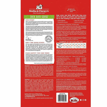 Stella & Chewy's Freeze Dried Dinner Patties Duck Dog Food (25oz)
