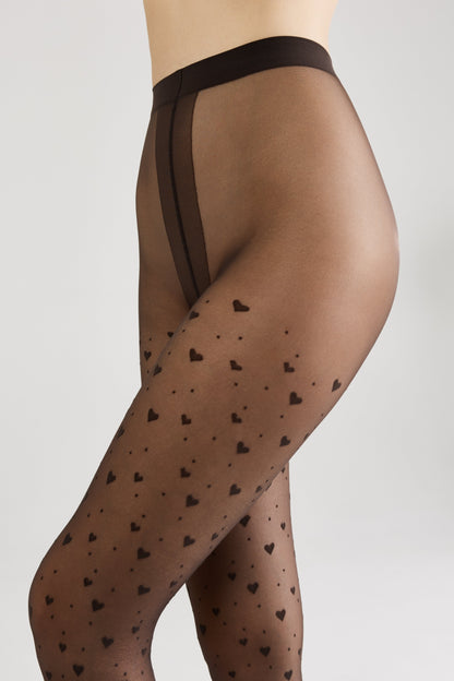 Fantasy Tights Conte Feeling - Hearts and Dots