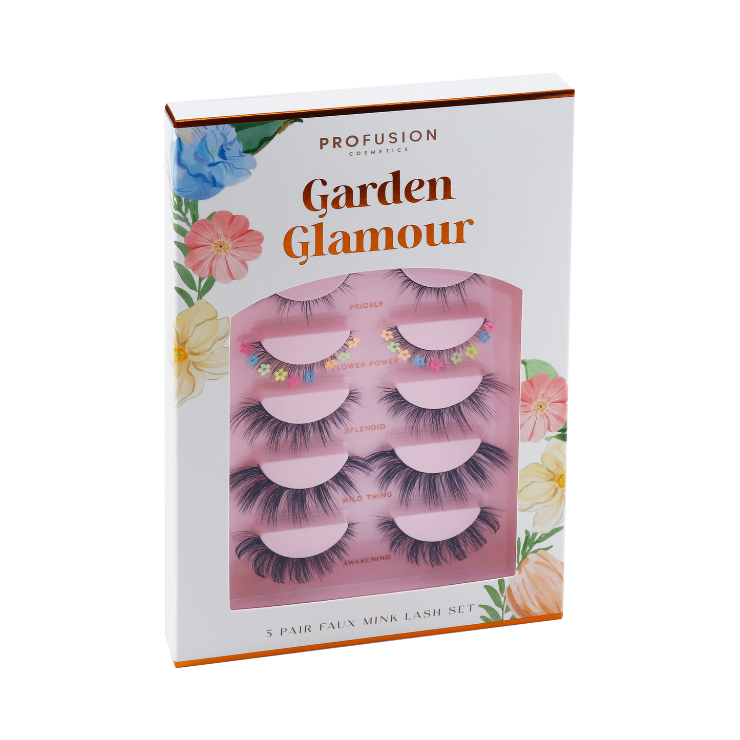 Petal Perfect | Garden Glamour 5 Pairs Faux Mink Lash Set