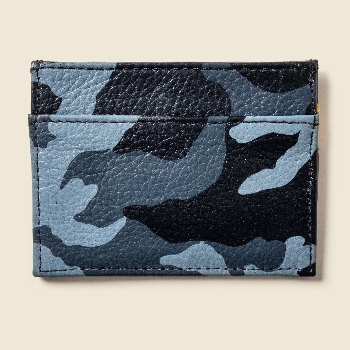 Slim Card Holder Wallet - Blue Camo
