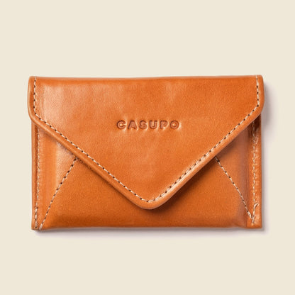 Mini Envelope Wallet With RFID protection - Honey