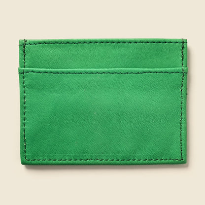 Slim Card Holder Wallet With RFID Protection - Green