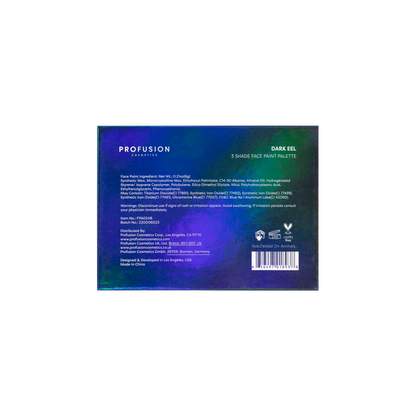 Sea Witch Face Paint - Dark Eel