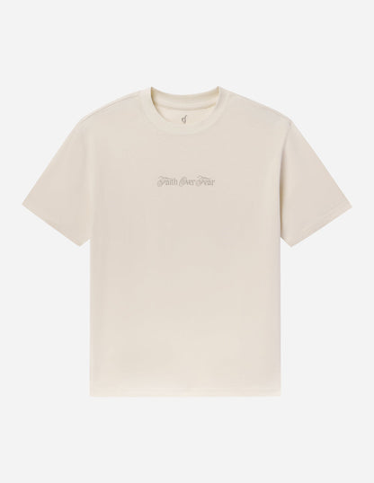 Faith Over Fear Taupe Unisex Tee