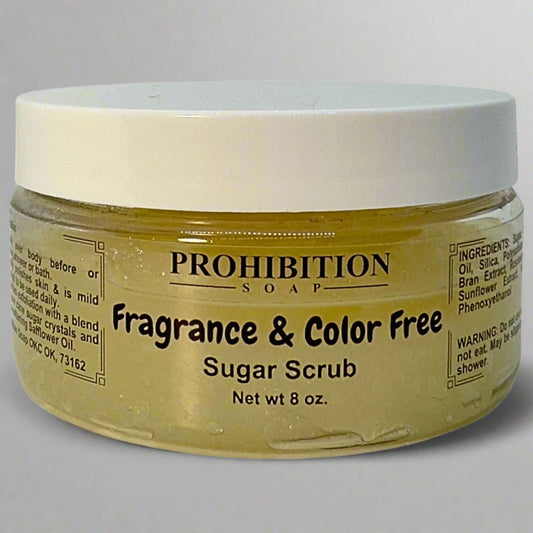 Fragrance & Color Free Sugar Scrub