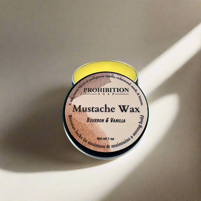 Bourbon & Vanilla Mustache Wax